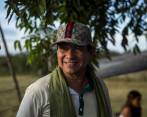 Fabían Ramírez, a cargo del Frente 5 de las Farc, es uno de los líderes históricos de esa guerrilla que está en proceso de dejación de las armas. Asegura que la agrupación está comprometida con el proceso de paz. FOTO Esteban Vanegas