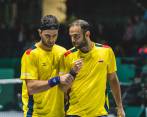 En su debut en las finales del torneo, Colombia perdió sus dos duelos. FOTO: FEDECOLTENIS