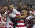 Adrián Ramos celebró con todo sus dos goles de ayer. FOTO efe 