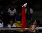 Jossimar Calvo regresó después de ocho meses de ausencia por una lesión, con un buen balance en la Copa Mundo de Eslovenia, en la cual logró una medalla de plata. FOTO colprensa 