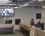 La audiencia sobre el magnicidio de Álvaro Gómez Hurtado se llevó a cabo este jueves en la JEP. FOTO COLPRENSA