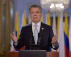 En medio de la alocución sobre el cierre definitivo del Acuerdo de paz con las Farc, Juan Manuel Santos anunció que el plebiscito por la paz se votará el 2 de octubre. FOTO Cortesía Presidencia de la República