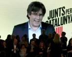 Carles Puigdemont, líder de Juntos por Cataluña e independentista. FOTO: EFE