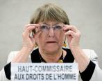 Alta comisionada de Naciones Unidas para los Derechos Humanos, Michelle Bachelet. FOTO AFP