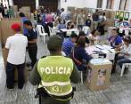 En el Valle de Aburrá las votaciones también transcurrieron en calma. FOTO manuel saldarriaga 