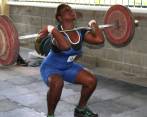Damelis Galvis, orgullosa de darle tantas medallas a San Juan de Urabá. Es campeona suramericana. FOTO cortesía indeportes 
