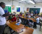 La Gobernación de Antioquia busca fortalecer la educación rural, desde que los estudiantes ingresan al sistema en preescolar, hasta la formación superior, sin salir de su territorio. Para esto se han establecido alianzas con administraciones municipales. FOTO jaime pérez