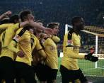 Los tres puntos mantienen al Dortmund a ocho del Bayern Múnich en la carrera por el título. FOTO AFP
