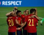 Con el triunfo ante Ucrania, España es líder en la Liga de las Naciones. FOTO EFE