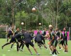 Como principales novedades durante la primera sesión de entrenamientos estuvo la presencia de Edwin Velasco y Cristian Borja. FOTO Tomada de Atlético Nacional