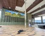 En el parque educativo Farallones del Citará, de Betania, una de las mayores dificultades son las humedades y la falta de un cerramiento que lo proteja del vandalismo. FOTO Juan Antonio Sánchez