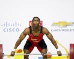 Óscar Figueroa volvió al primer escalón del podio luego de levantar un total de 310 kilogramos. FOTO Colprensa