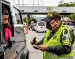 Los controles de la Policía se mantendrán en las carreteras de Antioquia. FOTO: JUAN ANTONIO SÁNCHEZ