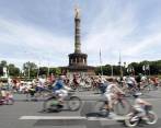 La bici cumplió 200 años y Berlín lo celebró con ciclopaseo 