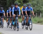 Team Medellín, uno de los más poderosos para encarar la Vuelta a Colombia. FOTO: CORTESÍA DIEGO GIRALDO