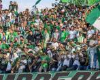 Barra Los Del Sur de Atlético Nacional durante el clásico versus DIM el pasado 13 de marzo.FOTO: Juan Antonio Sánchez