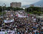 Imagen de archivo de las marchas estudiantiles del 2018. FOTO: JAIME PÉREZ MUNÉVAR 