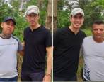 En la fotografía de la izquierda se ve a alias “Brother” junto al líder opositor Juan Guaidó. A la derecha, alias el “Menor”. FOTO: @wilcan91
