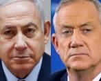 Benjamin Netanyahu (izquierda) y Benny Gantz (derecha). FOTOS AFP