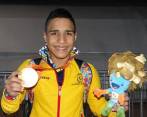 Oro, plata y bronce se llevó Carlos Daniel Serrano en la natación paralímpica de Río 2016. FOTO COLPRENSA