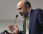 Testimonio de Francisco Ricaurte en el juicio de magistrado Gustavo Malo por ‘Cartel de la Toga’. FOTO: Colprensa