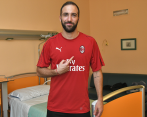 El delantero argentino llega cedido al Milan con una opción de compra. FOTO TOMADA DE TWITTER @acmilan
