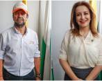 Para los candidatos Jesús Aníbal Echeverri y Beatriz Rave fue difícil la consecución de los avales de los partidos De la U y Verde, para aspirar a la Alcaldía de Medellín. FOTOS Manuel saldarriaga