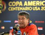 Hernán Darío ‘El Bolillo’ Gómez, seleccionador de Panamá, aseguró que no van a “maltratar” al argentino Lionel Messi. FOTO AFP 