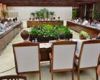 Reunión entre las comunidades indígenas y las delegaciones de paz. FOTO Equipo de paz del Gobierno