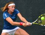Mariana Duque no pasó a la tercera ronda del Rolando Garros y Colombia se quedó sin representantes en el evento tenístico. FOTO CORTESIA FEDECOLTENIS
