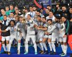 Con el Mundial de Clubes, Real Madrid sumó cinco títulos en esta temporada. FOTO AFP