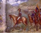 Batalla de Boyacá, de Andrés de Santa María. 1926. Oleo sobre lienzo. 348 x 634 cm. Colección Museo Nacional, Bogotá. Foto: Cortesía Academia Antioqueña de Historia