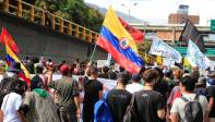Marchas del 21 de octubre en Medellín. FOTO JUAN ANTONIO SÁNCHEZ