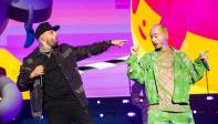 Con un gran show, tanto desde lo artístico como en producción, sonido, luces y logística, J Balvin enamoró a los asistentes a su concierto en la noche del pasado sábado en el Atanasio Girardot. FOTO CARLOS VELÁSQUEZ