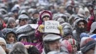También en Estocolmo hubo una manifestación convocada por Reporteros Sin Fronteras y la organización de Dibujantes Suecos, en homenaje a las víctimas de los ataques, entre ellos sus colegas de “Charlie Hebdo”. FOTO REUTERS