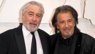 Dos grandes leyendas de Hollywood, Robert De Niro y Al Pacino. FOTO AFP