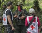 El CICR recibió a la pareja que estaba secuestrada por el Eln. FOTO: DONALDO ZULUAGA