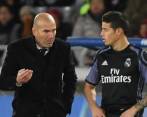 Zidane y James. Foto Getty