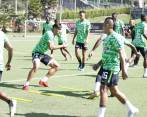 En la imagen aparece el argentino Diego Braghieri, quien inició la pretemporada en Guarne. FOTO cortesía atlético nacional