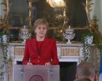 La ministra principal del Gobierno escocés, Nicola Sturgeon, dijo que “es altamente probable” que se convoque otro referéndum de independencia en Escocia. FOTO REUTERS