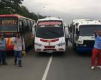 El paro ha afectado el servicio de transporte en general en la región. FOTOS CORTESÍA LENTE INFORMATIVO