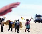 El Dakar salió ayer de territorio boliviano para adentrarse de nuevo en Argentina. El lunes se reactiva la carrera en Salta. FOTO AP