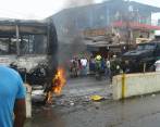 Disturbios en Tumaco a raíz de protestas de los cultivadores de coca. Foto: Colprensa 