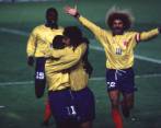 Faustino Asprilla, Leonel Álvarez, Pibe Valderraba y Fredy Rincón, entre las figurasl del inolvidable 5-0 ante Argentina. FOTO ARCHIVO