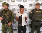 Alias “Chan” y “Jairo”, hombres de confianza de alias “Cabuyo” fueron capturados en el Norte de Antioquia. FOTO: Cortesía