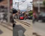El ataque a los investigadores del CTI ocurrió en el Centro de Medellín. FOTO CORTESÍA GUARDIANES DE ANTIOQUIA