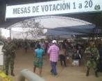 Esta región solo pone cerca de medio millón de votos para el Senado, sin embargo tiene importancia por la influencia de las Farc y por la presencia de grandes contratistas petroleros. FOTO colprensa
