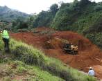 Vía al túnel de Occidente cerrada por derrumbe