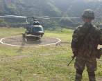 Un MI17 del Ejército (foto) fue atacado a tiros en Norte de Santander. FOTO RICARDO MONSALVE GAVIRIA