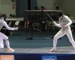 Saskia Loretta le dio oro a Colombia en esgrima y busca su camino a Tokio-2020. CORTESÍA COC